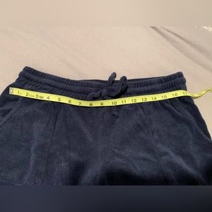 Time and true terry shorts navy blue size medium